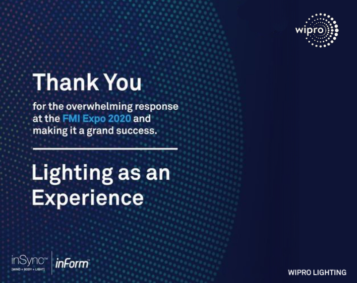 Wipro Lighting @FMI Expo 2020