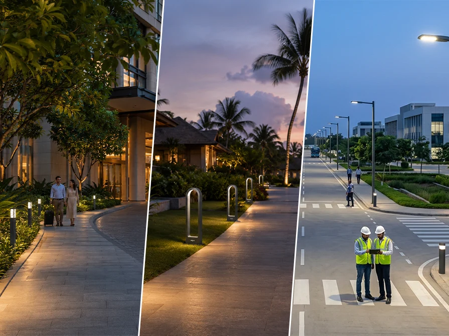 Landscape Lighting Design Principles for Hotels, Resorts & Corporate Campuses